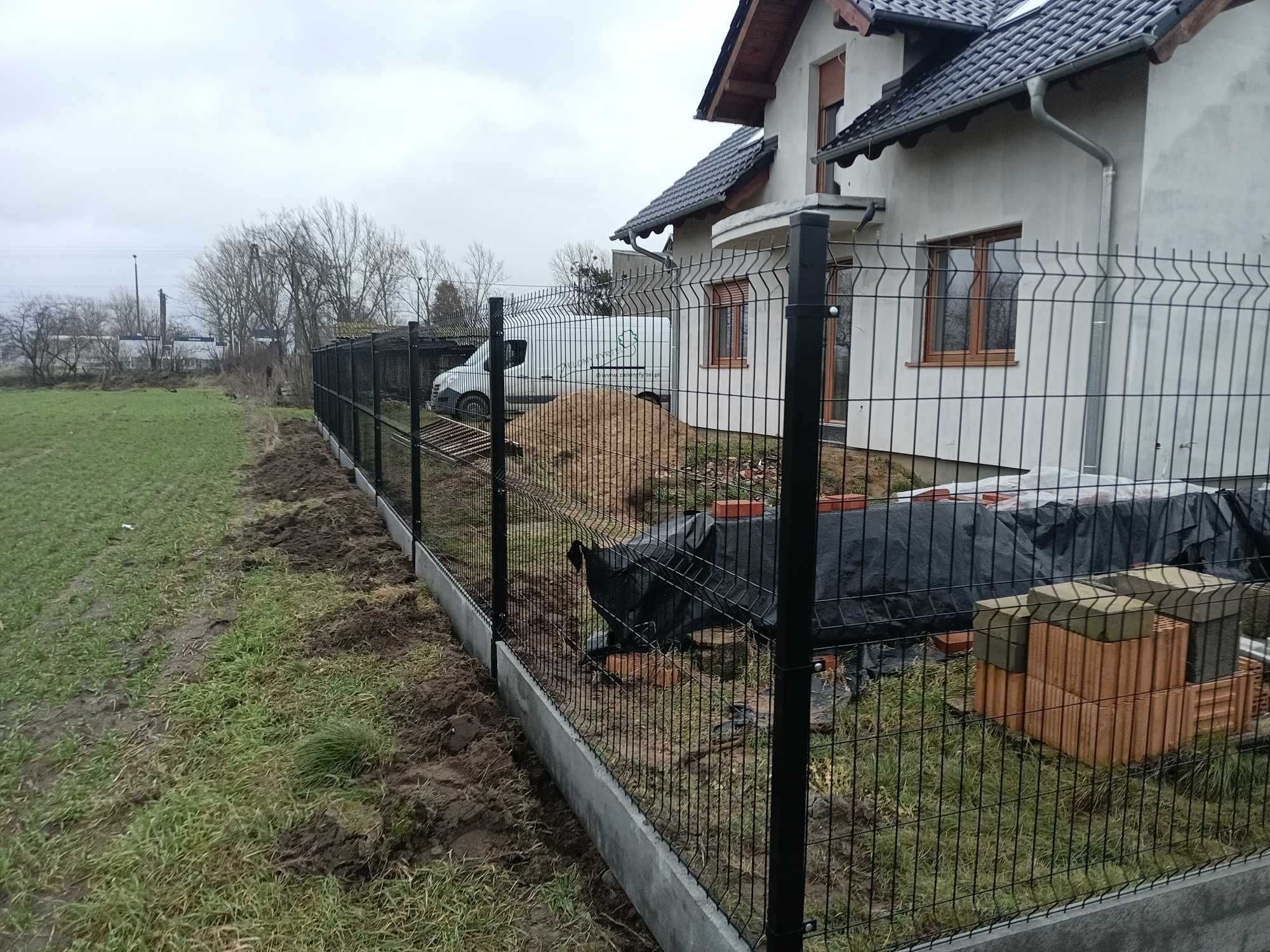 płot panelowy, montaż płotu panelowego, sprzedaż, wymiana