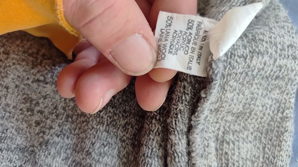 Sweter wełniany męski włoskiej firmy Tris Line rozmiar  2xl
