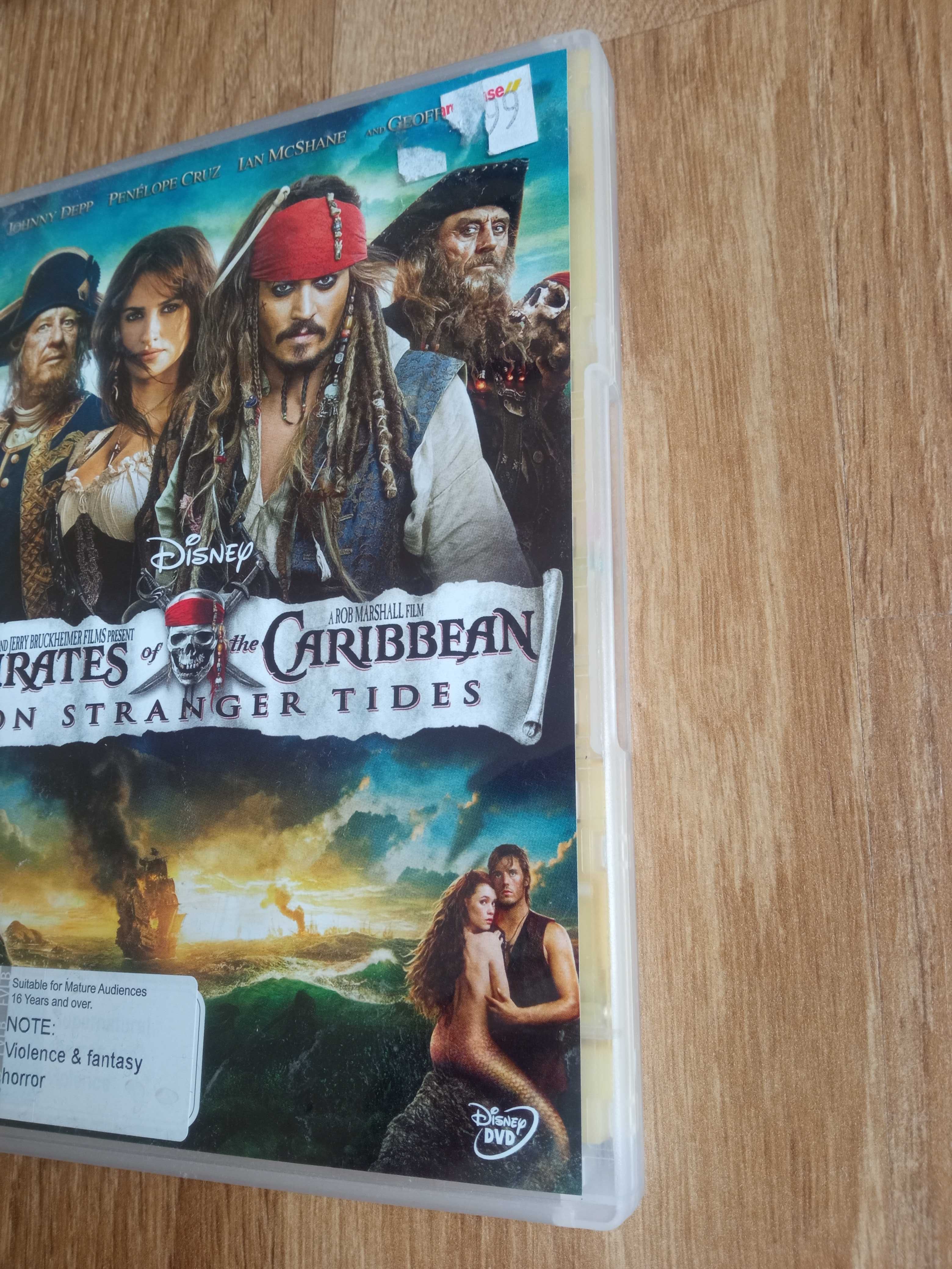 Piraci z Karaibów Na nieznanych wodach po angielsku płyta DVD DIsney