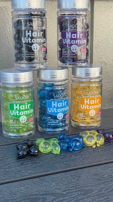 Вітамінні капсули для волосся SADOER Hair Vitamin в асортименті