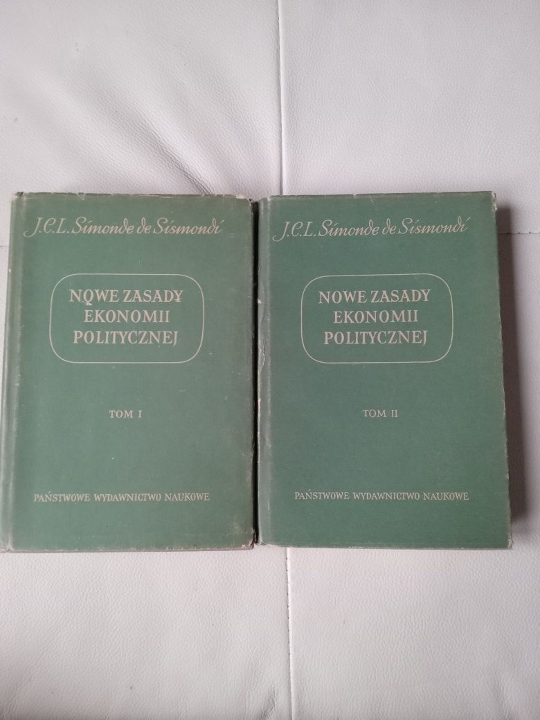 Sismondi nowe zasady ekonomii politycznej