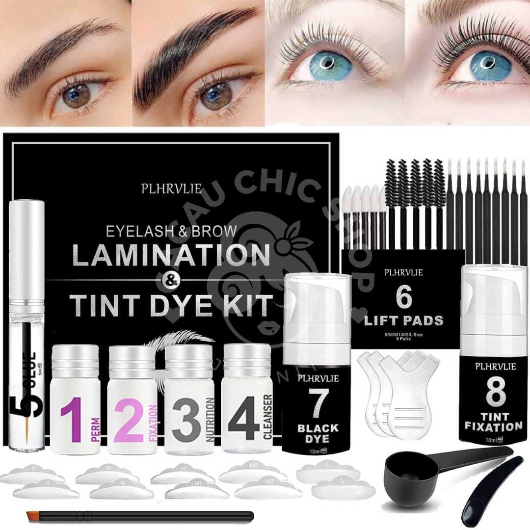 Kit Lash Lift e Brow Lamination + Tintura - Lifting de Pestanas