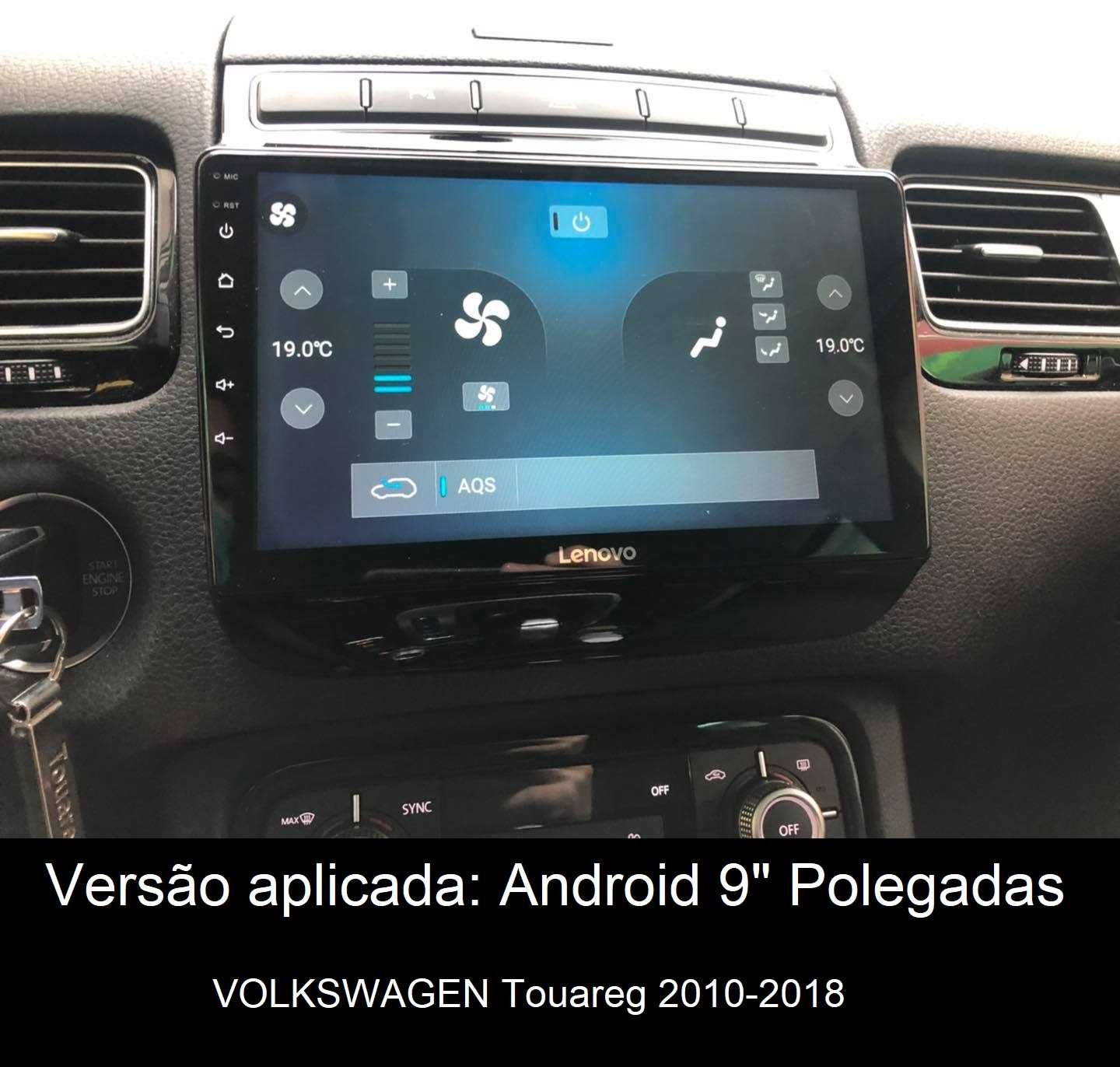 Rádio 2DIN 9" • Volkswagen VW TOUAREG (2002 a 2018) • Android [4+32GB]