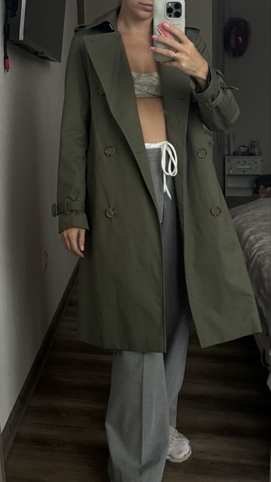 Плащ тренч mango xs