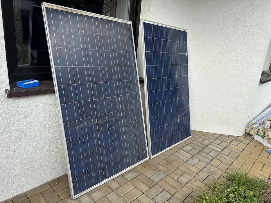2 panele solarne canadian solar plus kable i sterownik