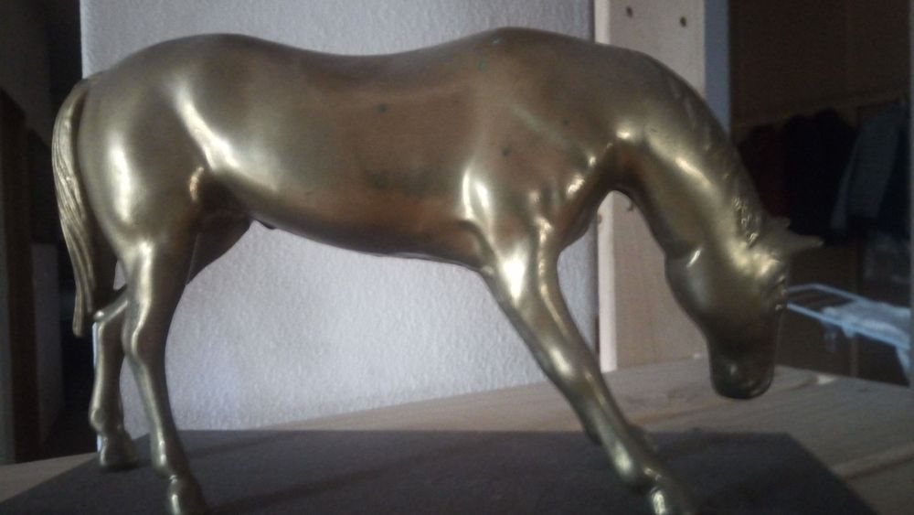 Cavalo de decoração em latão
