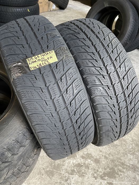 ГШ381 зимові шини пара nokian 215/65 r16 резина р16
