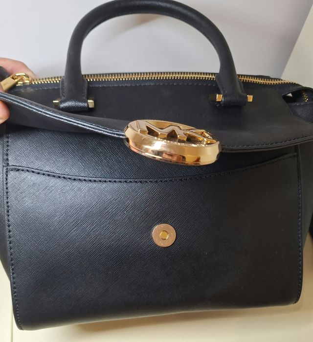 Сумка сетчел Michael Kors Hudson medium тоут крос боді натуральна шкір