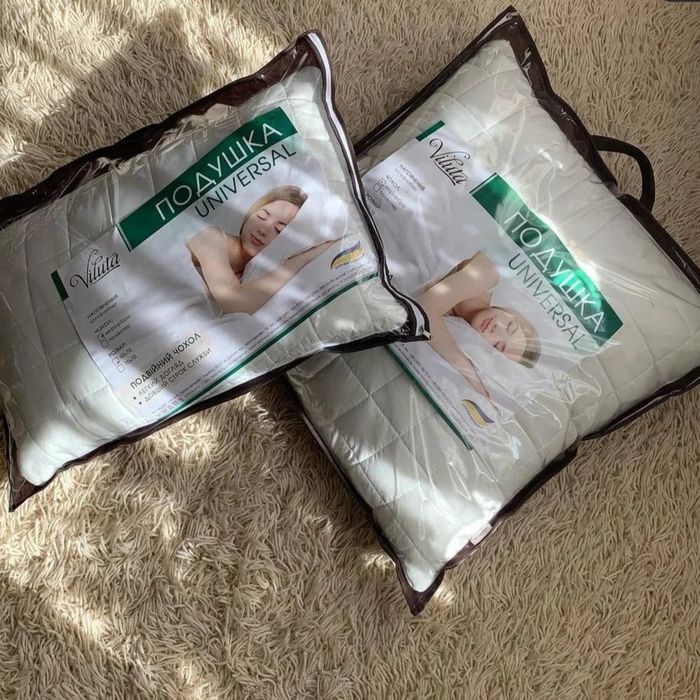 Гіпоалергенна подушка з додатковим чехлом