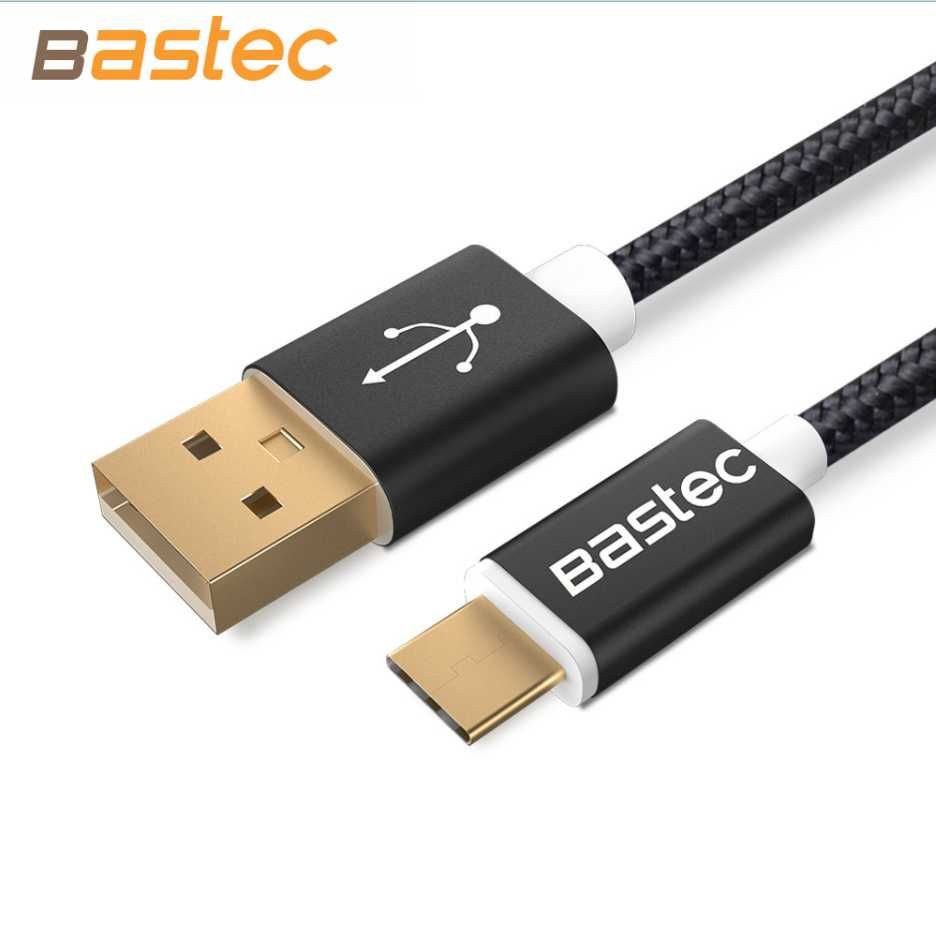 Автомобильная USB зарядка + кабель Bastec USB Type C