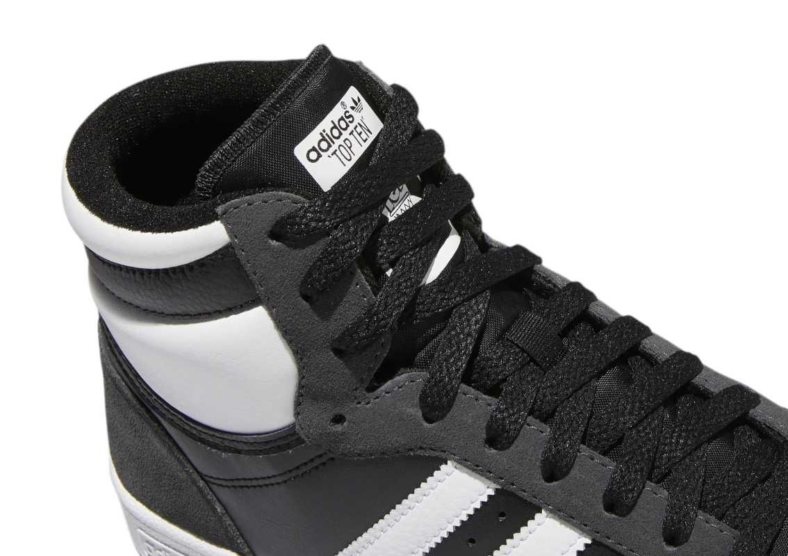 TOP Adidas Hoops UNISEX  R. 40 -25 cm Sneakersy wysokie - Czarne