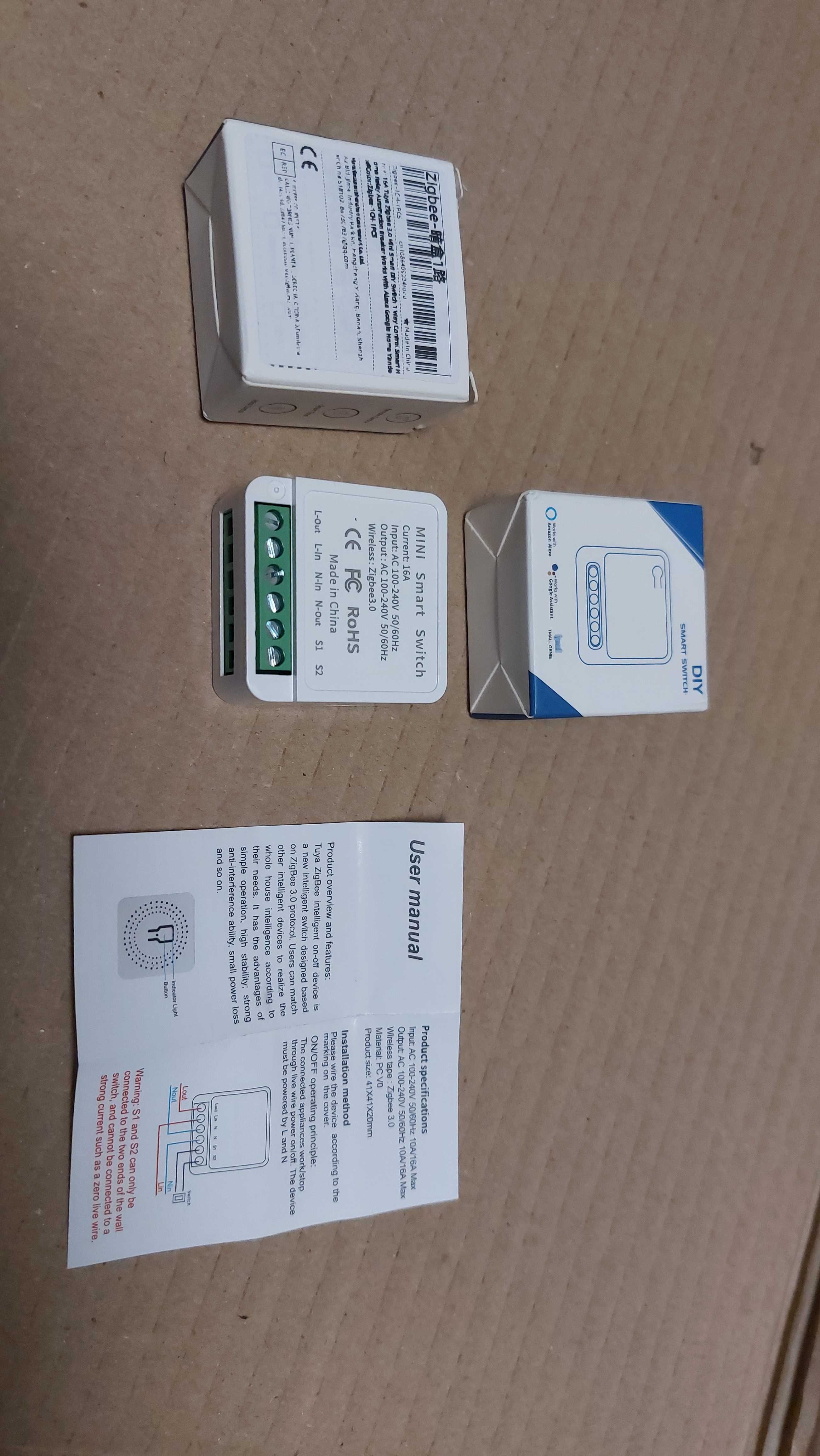 Przekaźnik Tuya Smart Life Zigbee x 8 sztuk