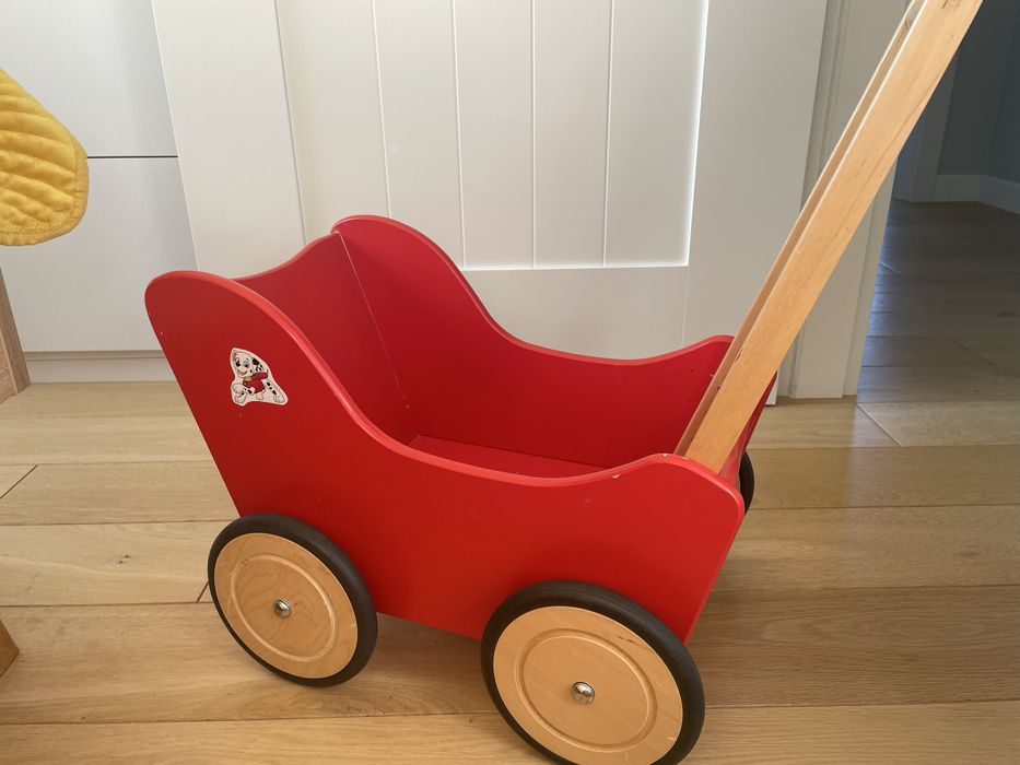 Drewniany Wózek dla lalek