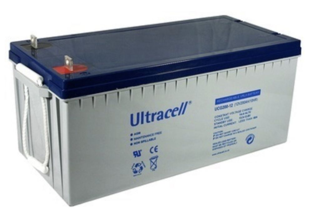 4x Bateria de Gel 12V 200Ah - Ultracell UCG