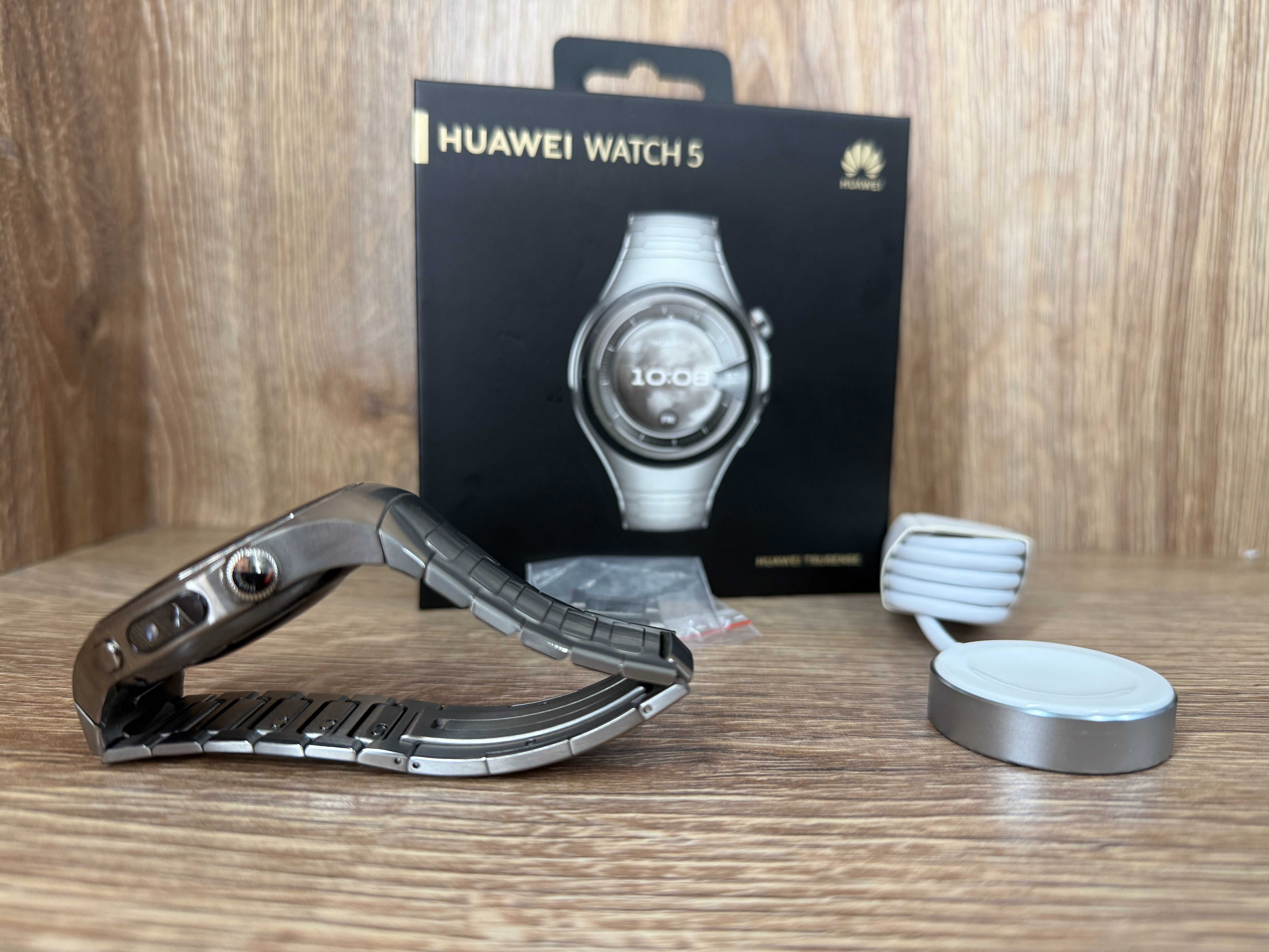 Smartwatch Huawei Watch 5 Titanium 46mm RTS-AL00 Pudełko - jak nowy