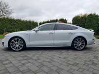 Audi A7 Sportback SUPERCHARGED 410 koni Skrzynia 8HP Biała perła Kamera 20alu Zobacz
