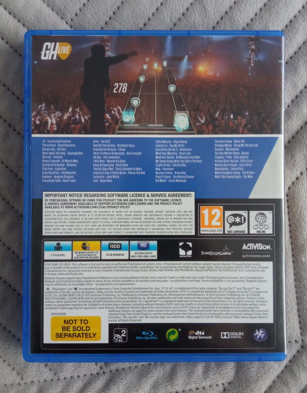 Guitar hero live ps4