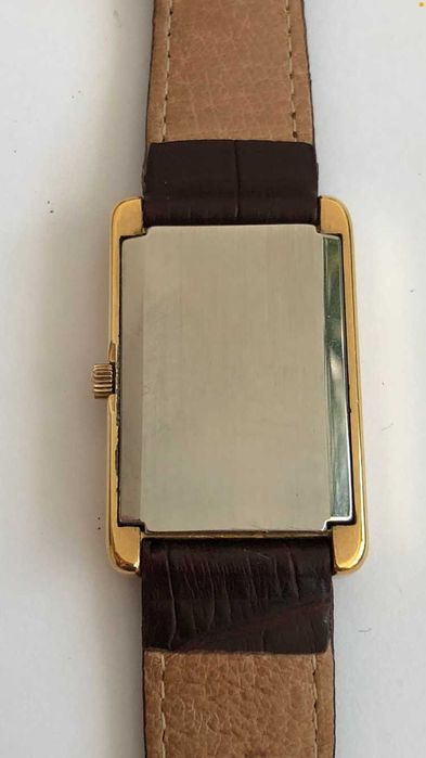 Omega Geneve Tank, nakręcany pozłacany  zegarek męski lub unisex - LUX