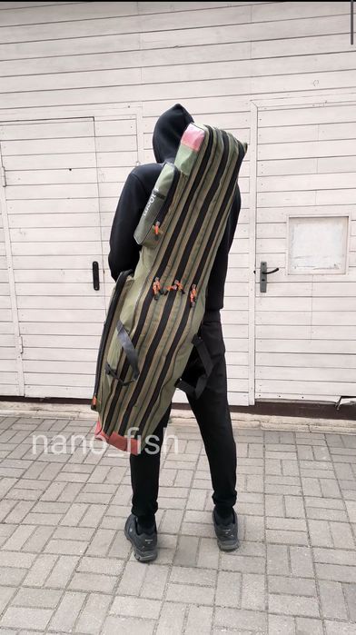 Чехол для удочек 3 отдела 1,3 М брезентовый GOSS под катушку