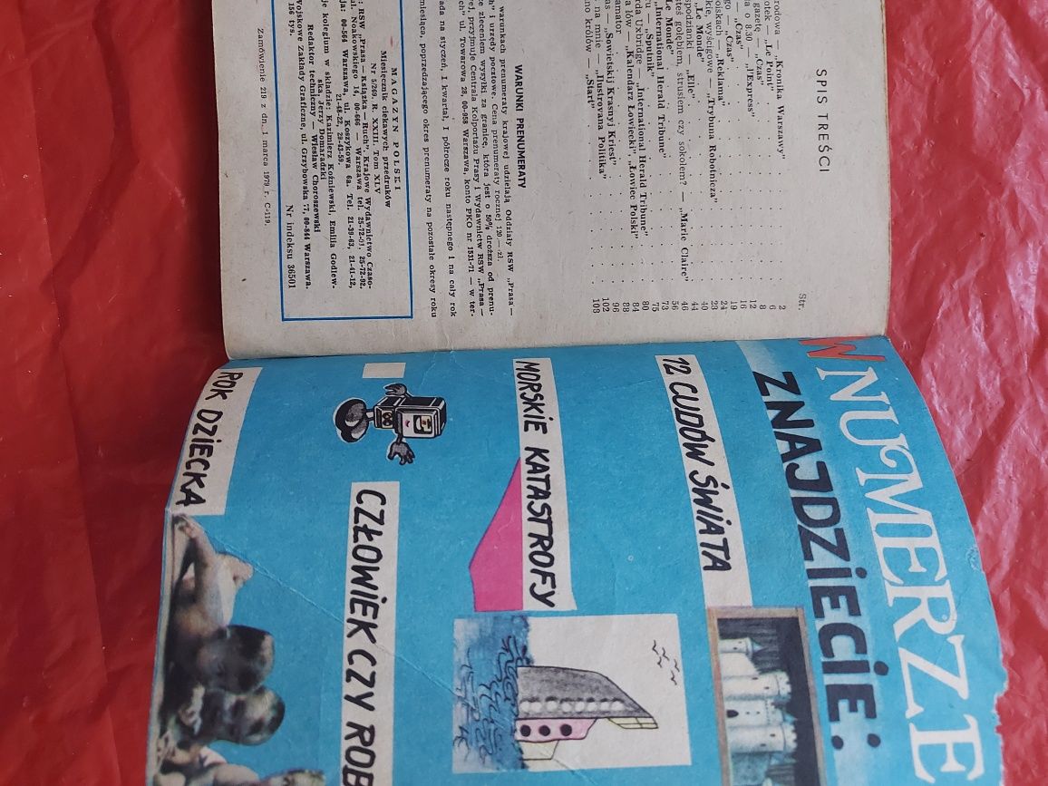 Miesięcznik MAGAZYN POLSKI 1979 rok z czasów PRL