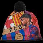 Czapka z pomponem Yamal Barcelona