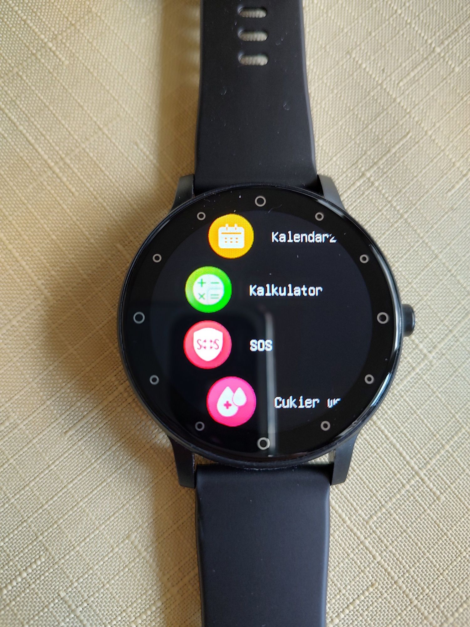 Smartwatch wyświetlacz amoled