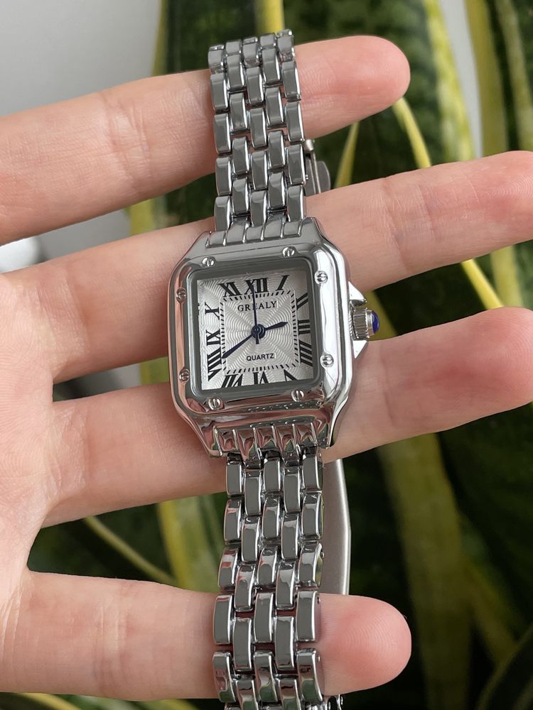 Годинник Grealy Quartz жіночий, у стилі Cartier