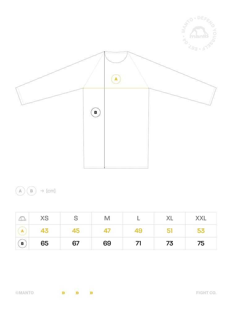 MANTO RASHGUARD RASH longsleeve flow czarne