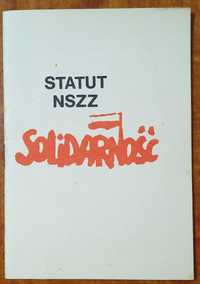 Statut NSZZ Solidarność - dokument, ORYGINAŁ, gratka dla kolekcjonerów