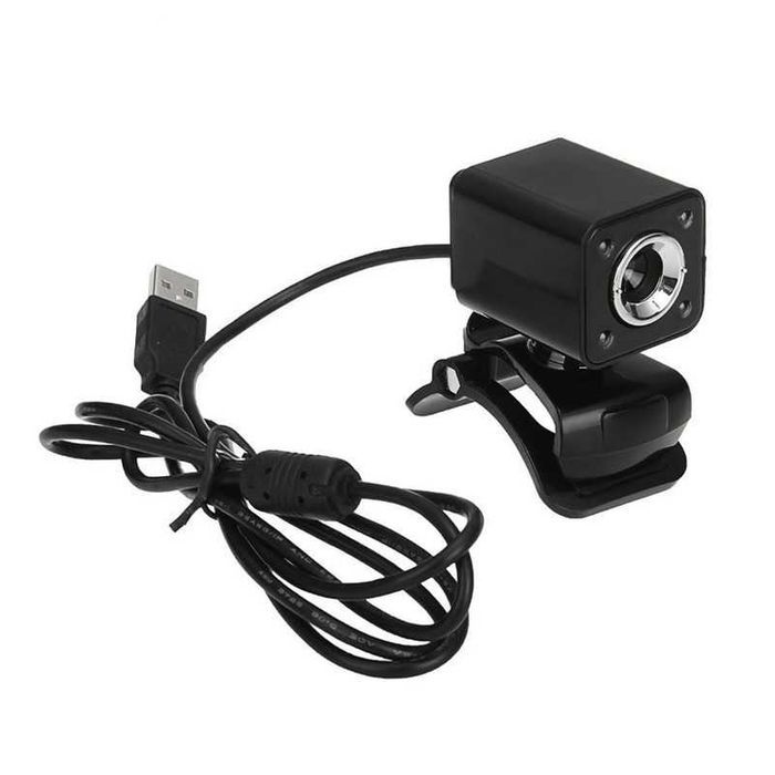 Webcam HD com Microfone para Computador com 4 LED - USB 2.0