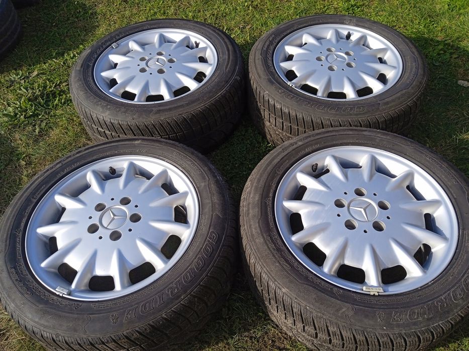 felgi aluminiowe 5x112 mercedes e klasa w210 w202 w203 w124 opony zimo