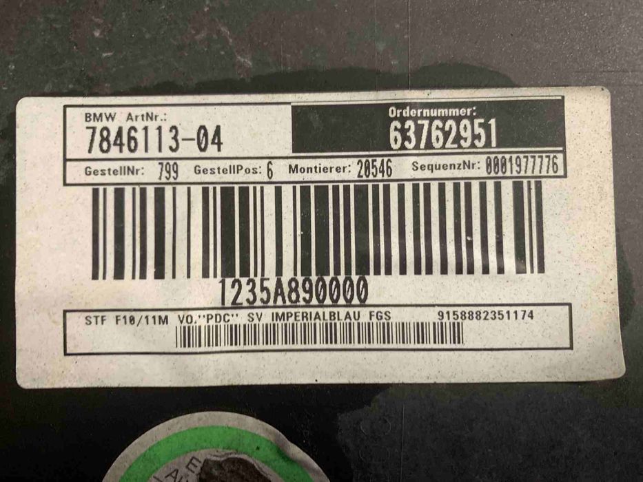 Bmw 5 f10 f11 m-pakiet zderzak przód