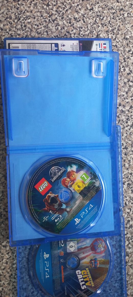 Paw patrol adventure city calls/Lego jurassic world/Fifa 18 Ps4