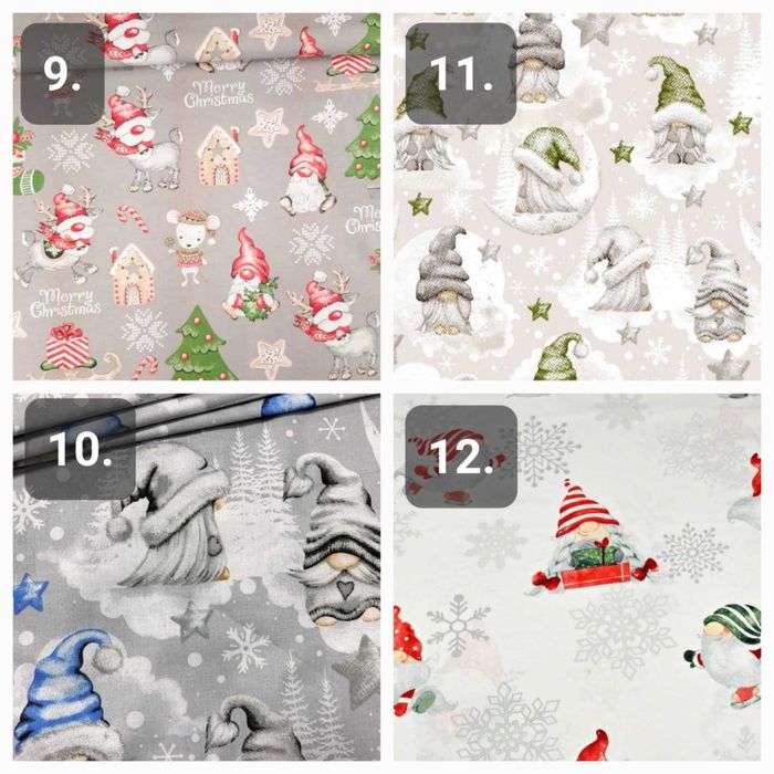 Bieżnik bawełniany świąteczny