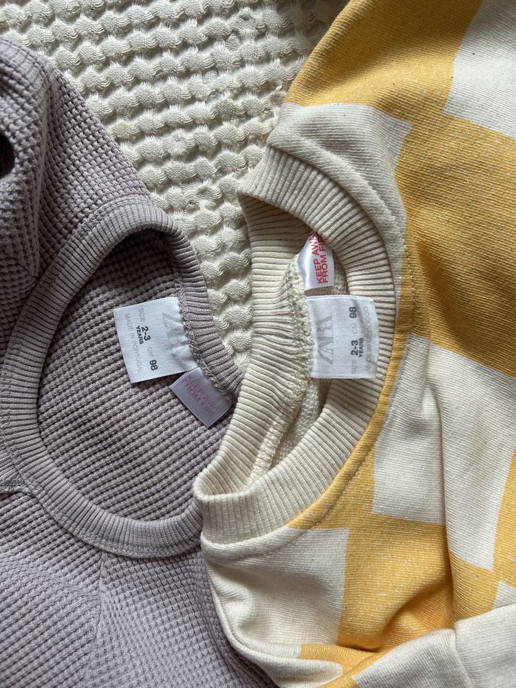 Zestaw 2 bluz bluza Zara 98 jak NOWE