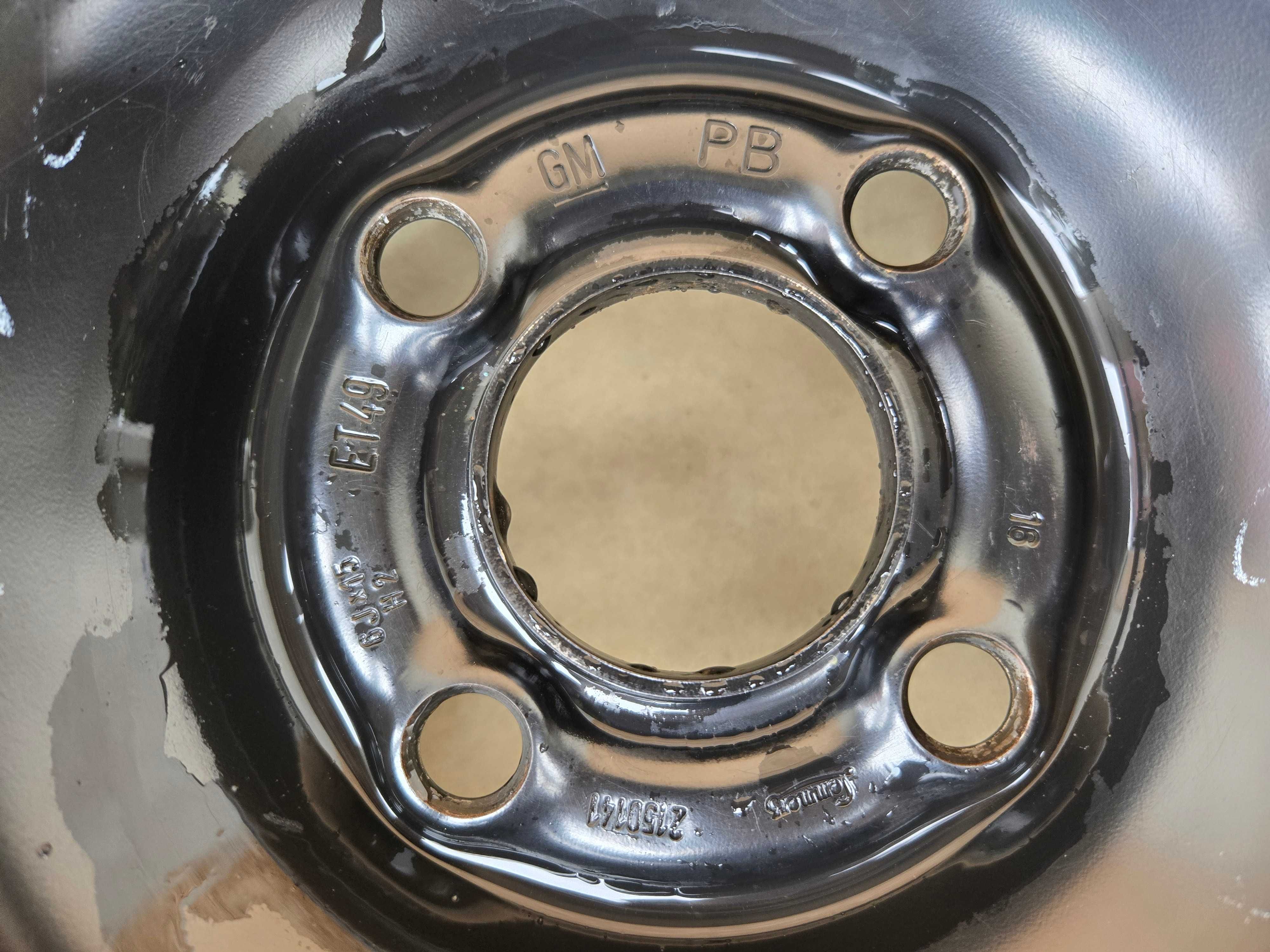 Felgi stalowe OPEL ASTRA G, CORSA C 6Jx15 4x100 ET49