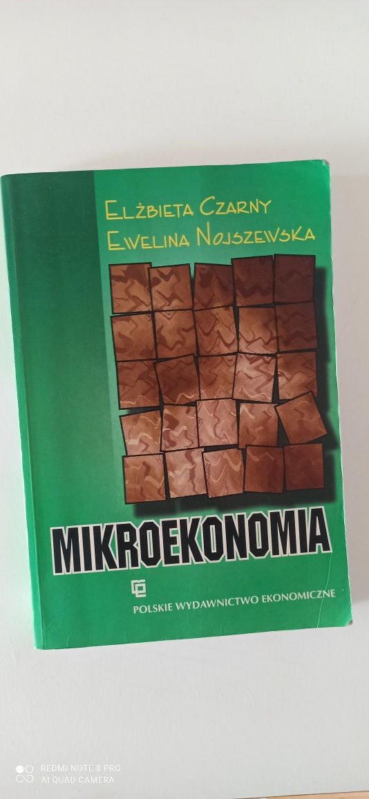 Mikroekonomia podręcznik Elżbieta Czarny Ewelina Nojszewska