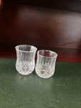 2 copos de cristal