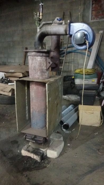 Печь на отработке для СТО или гаража