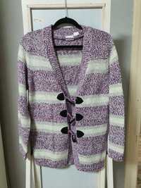 Fioletowy sweter Kardigan bpc Bonprix Collection 40 42 L xl