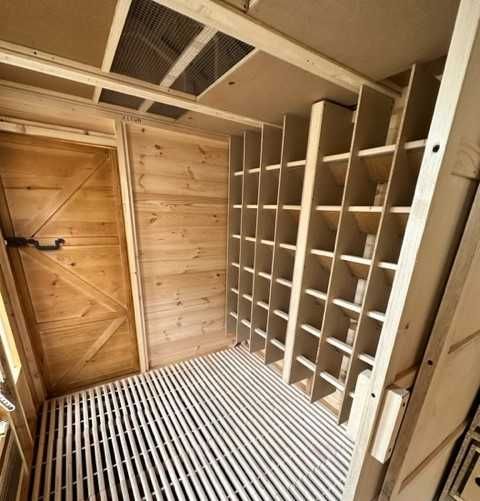 Gołębnik 4m x 2m woliera 4m x 1m