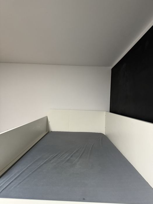 Zestaw łóżko piętrowe z biurkiem, szafką, półkami i szufladami