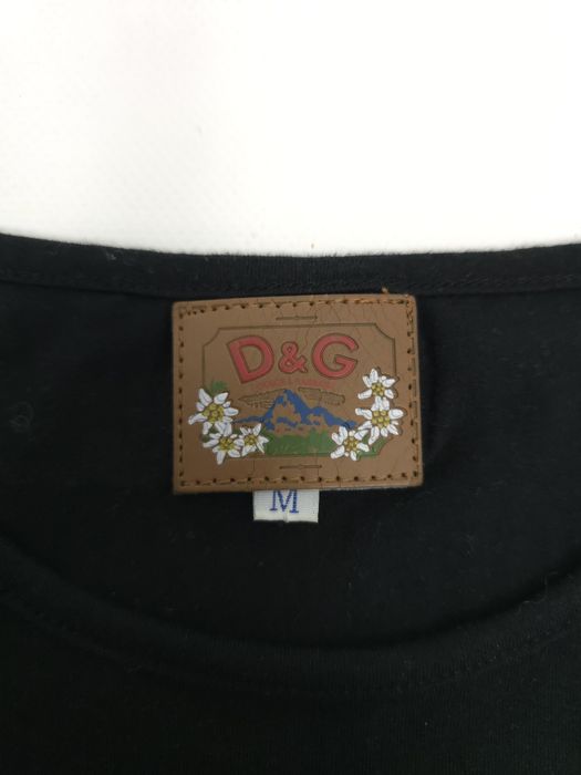 Dolce & Gabbana D&G sweter z nadrukiem