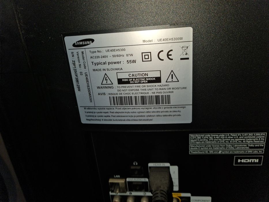 Telewizor samsung 40 cali SmartTV