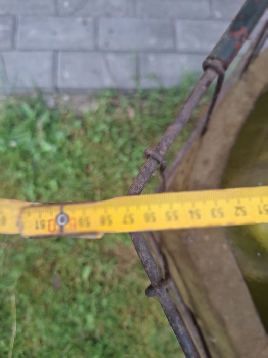 Butla balon na wino 40+litrów  prl oliwkowa