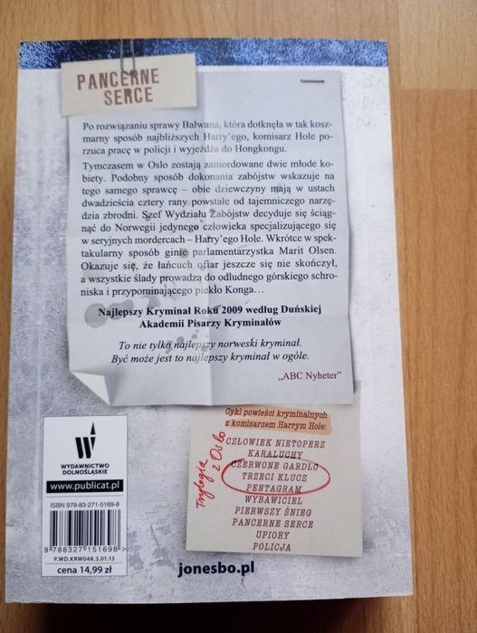 Pancerne serce - Jo Nesbo