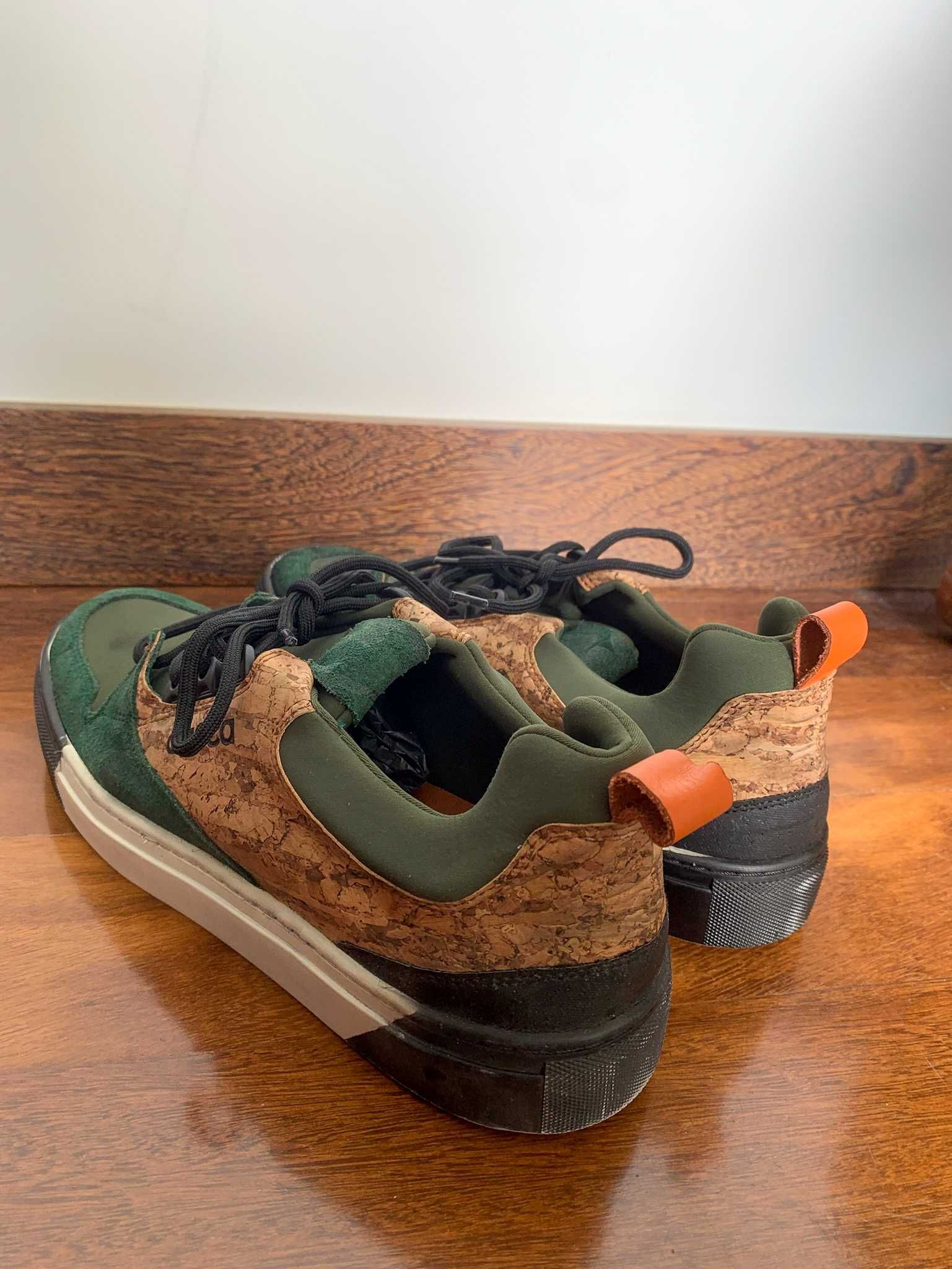 SWEAR - Casko Green & Cork Shoes - 44/45