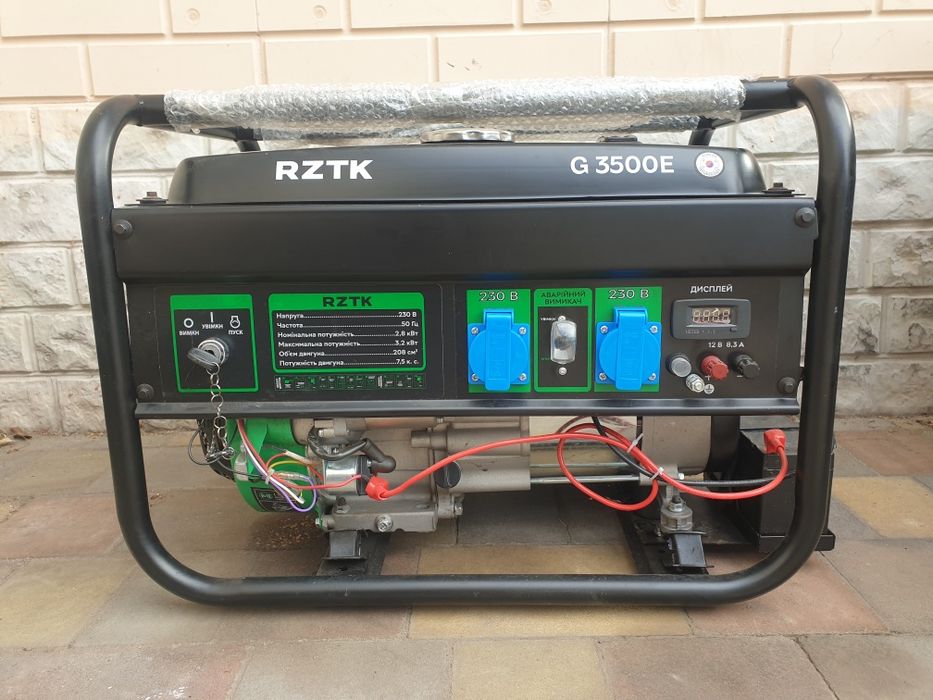 Продам генератор RZTK  G3500E