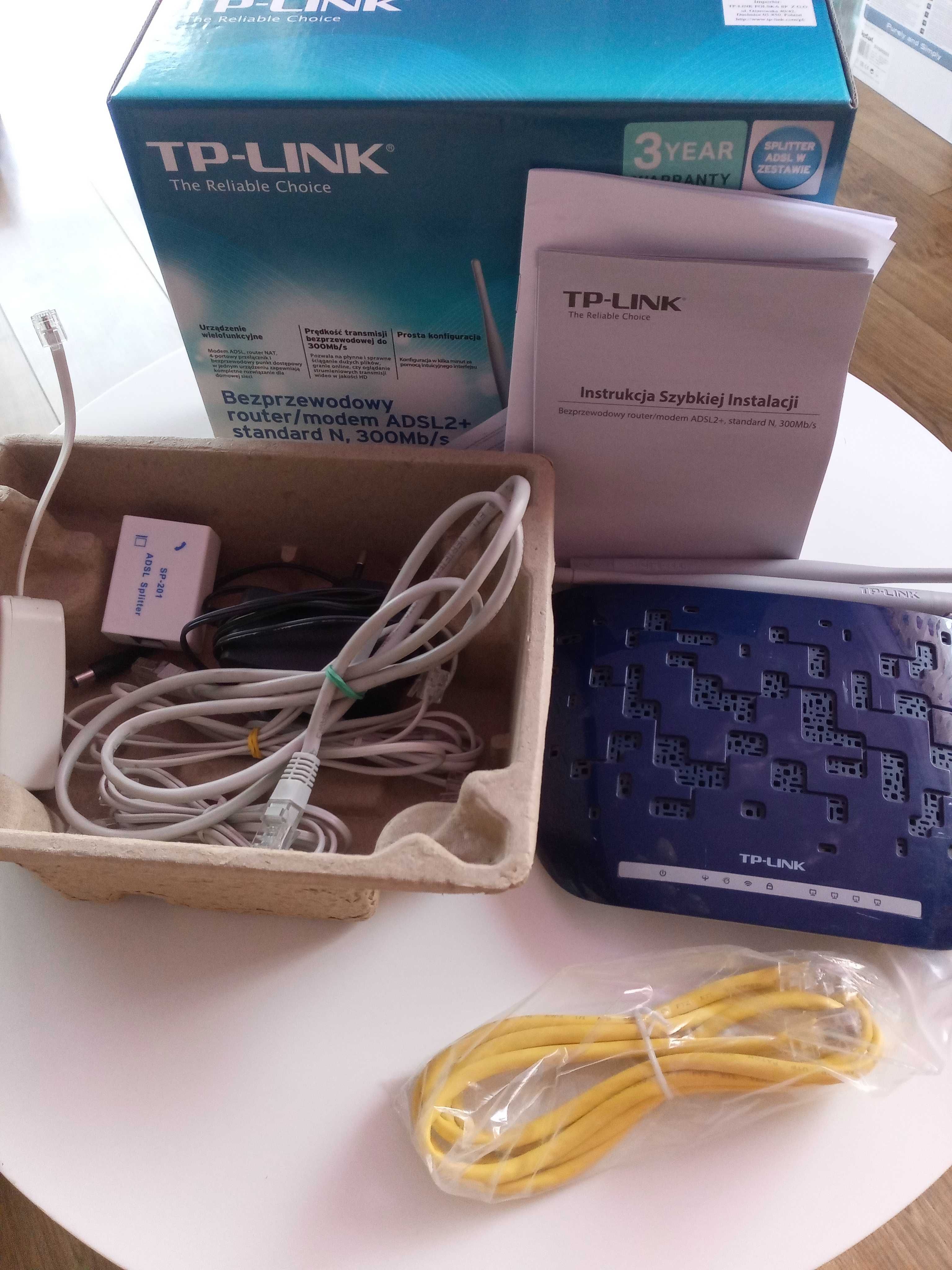 Ruter/Modem TP link W 8960N