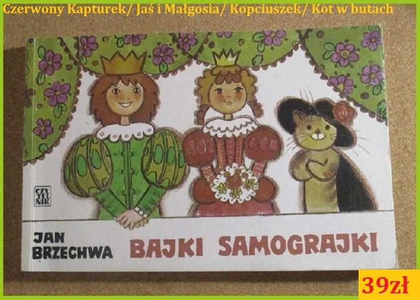 Bajki samograjki - Brzechwa / 4 bajki / samograjki/Kot w butach/